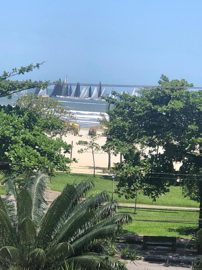 Apto Gonzaga Frente Ao Mar Wi-Fi Santos  Dış mekan fotoğraf